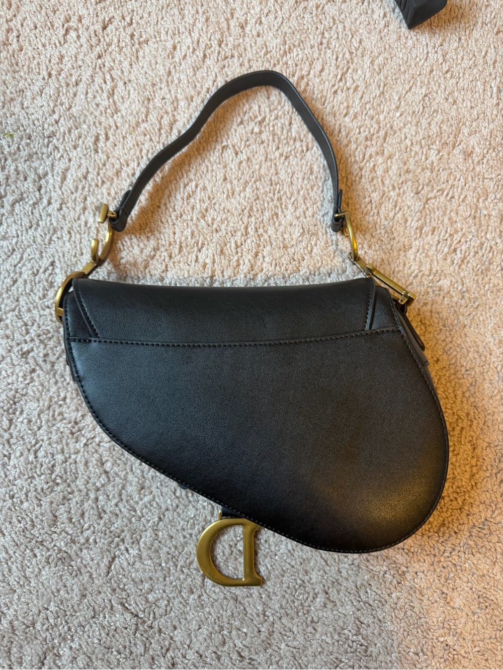 Unbranded black saddle bag - Picture 3 of 5